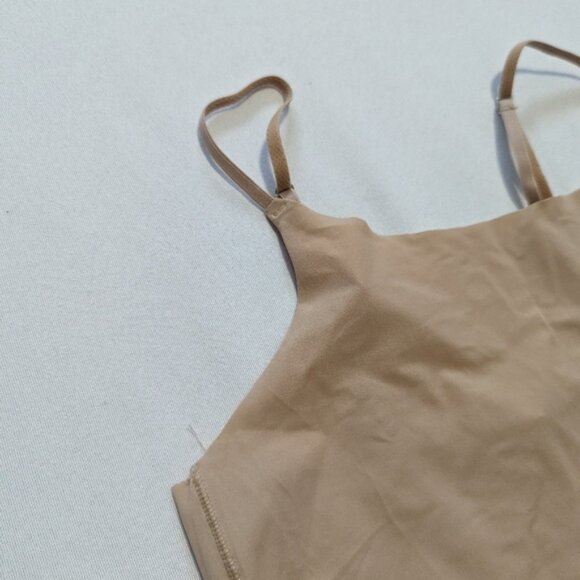 Calvin Klein camisole tank top laser cut tan color women's Small - Picture 3 of 9